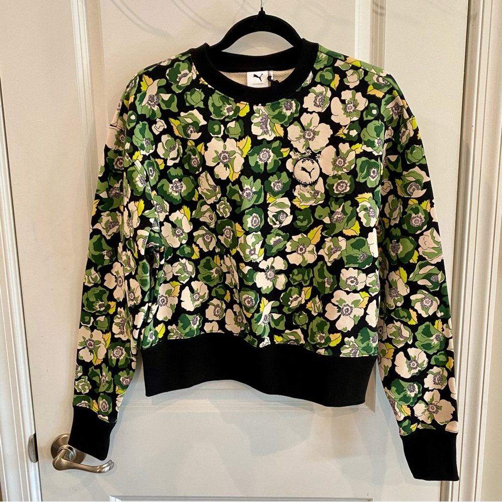 PUMA x LIBERTY floral printed crewneck